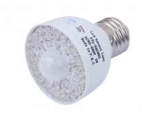 YYL-GAC002 55 LED E27 Base Sensor Bulb Light Lamp 3W